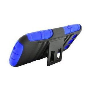 Black Sky Blue Rhino Holster Combo Hard Hybrid Gel Case Cover For Samsung Galaxy S3 i9300: Cell Phones & Accessories