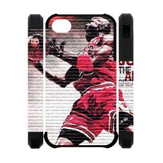 Cool Case NBA Superstar Chicago Bulls Michael Jordan Iphone 4 4S Dual Protective Cover Case: Cell Phones & Accessories