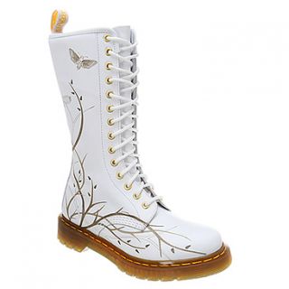 Dr Martens Mods Laser Cut Out Boot  Women's   White Softy
