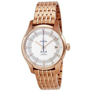 Omega DeVille Hour Vision Silver Dial 18kt Rose Gold Mens Watch 431.60.41.21.02.001: Omega: Watches