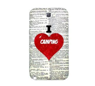 SudysAccessories I Love Camping On Dictionary Samsung Galaxy Note 2 Case Note II Case N7100   SoftShell Full Plastic Snap On Graphic Case: Cell Phones & Accessories
