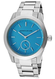 Kenneth Jay Lane 2301B  Watches,Womens Turquoise Textured Dial Stainless Steel, Casual Kenneth Jay Lane Quartz Watches