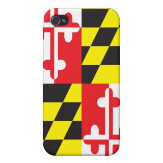 Maryland Flag iPhone 4 Cases