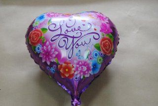 PT0035 1 Love Heart Helium Balloon, Foil Anniversary Wedding Balloon, Love Gift Toys & Games