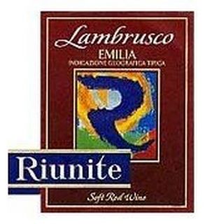 Riunite Lambrusco Ottocento Nero Emilia Igt 750ML: Wine