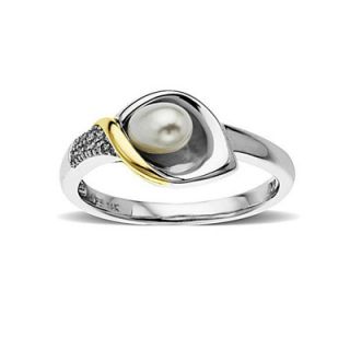 online only brilliant value cultured freshwater pearl calla lily ring