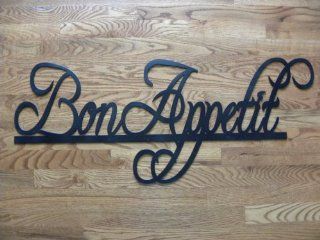 Shop Bon Appetit Sign Metal Wall Art Home/Restaurant Decor 37" By 14" at the  Home Dcor Store