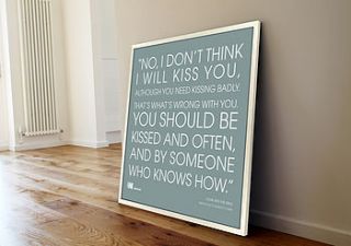 wow 'gone with the wind' framed print by words on walls