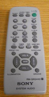 Sony RM SRG440 System Audio Remote Control Electronics