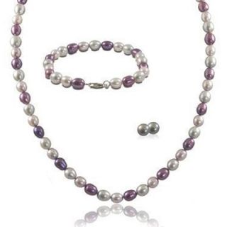 cultured freshwater pearl three piece set $ 59 00 10 % off sitewide