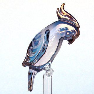 Hand Blown Glass Cockatoo Figurine : Collectible Figurines : Everything Else