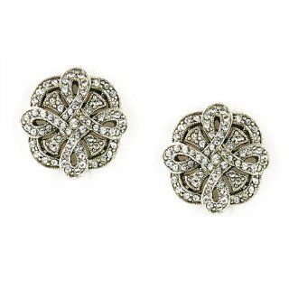 Antiquities Couture Bridal Art Deco Revival Eternal Earrings: Jewelry