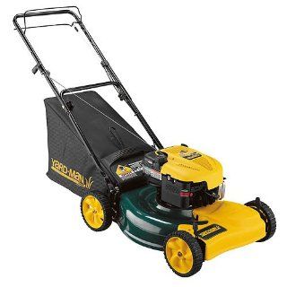 Yard Man 12A 446M001 21 Inch 190cc Briggs & Stratton Ready Start Gas Powered Bagging/Mulching Front Wheel Drive Self Propelled Lawn Mower (Discontinued by Manufacturer) : Walk Behind Lawn Mowers : Patio, Lawn & Garden