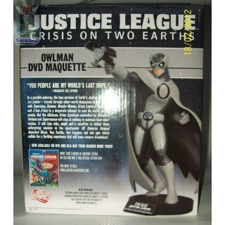 Justice League: Crisis on Two Earths: Owlman DVD Maquette: Toys & Games