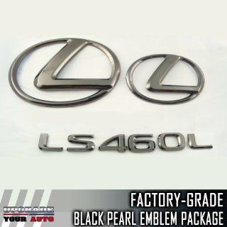 2011 2012 Lexus LS460 L black pearl emblem kit: Automotive