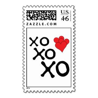 xoxoxo postage stamp