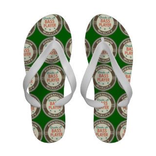 Premium Quality Bass Player (Funny) Gift Flip Flops