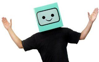 Adventure Time Beemo Costume Box Head: Toys & Games