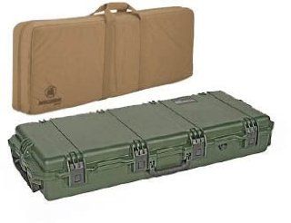 Pelican Storm Cases IM3200 Case, OD Green w/Coyote Tan FieldPak Soft 472PWCDW3200ODCOY : Hard Rifle Cases : Sports & Outdoors