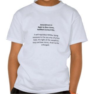 2nd Amendment Tee Shirt