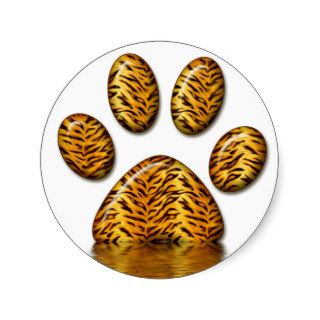 Tiger Paw #2 Stickers