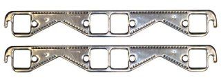 Proform 67921 Aluminum Exhaust Header Gasket with Square Ports for Small Block Chevy   Pair: Automotive