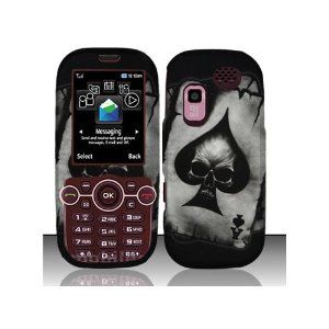Black Skull Poker Hard Cover Case for Samsung Gravity 2 SGH T469: Cell Phones & Accessories
