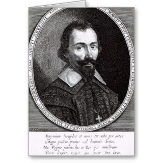 A portrait of Claude Maugis, advisor to Marie Greeting Cards