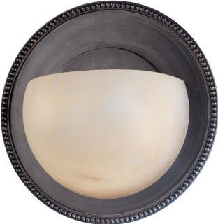 Hudson Valley Lighting 481 OB 1 Light Dalton ADA Wall Sconce, Old Bronze Finish with Natural Alabaster Shade    