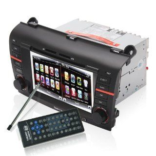 Koolertron For 2004 2009 Mazda 3 Indash Navigation system with DVD player LCD monitor and radio + 7 inch Digital Touchscreen + iPod Ready + Steering Wheel control + Bluetooth (Factory Fit) : Vehicle Dvd Players : Car Electronics