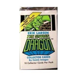 1992 Eric Larsen The Savage Dragon (Comic Images) Trading Card Booster Pack: Toys & Games