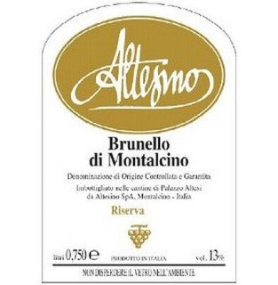 Altesino Brunello Di Montalcino Reserve 2003 750ml Italy Tuscany 12 pack case: Wine