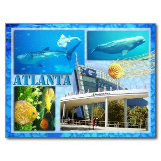 GEORGIA AQUARIUM, ATLANTA, GEORGIA POSTCARD