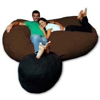 Faux Leather Giant Bean Bag Chair Lounger   Living Room Furniture Sets