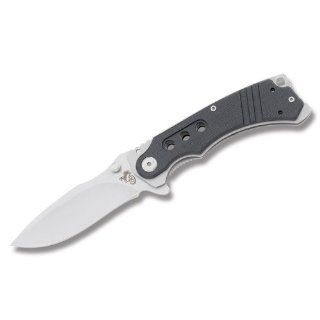 Colt Knives 493 Bullshark Linerlock Knife with Textured Black G 10 Onlay Handles : Folding Camping Knives : Sports & Outdoors