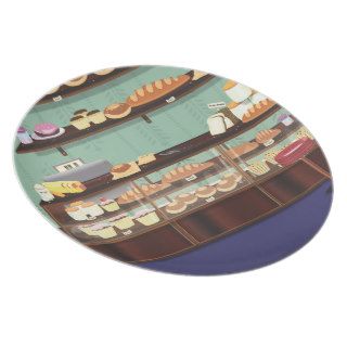 Cake Shop Counter Party Plate