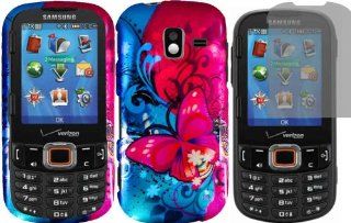 For Samsung Intensity 3 III U485 Hard Design Cover Case Butterfly Bliss+LCD Screen Protector: Cell Phones & Accessories