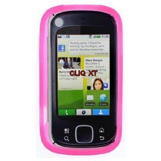 Motorola CLIQ XT/Quench MB501 Trans. Hot Pink Silicon Skin Case Cell Phones & Accessories