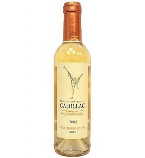 2005 Clos du Chateau de Cadillac Late Harvest Semillon 375 mL Half Bottle: Wine