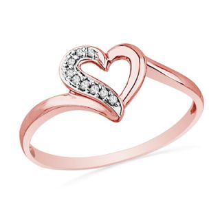 ring in 10k rose gold orig $ 149 00 now $ 119 99 ring size select one