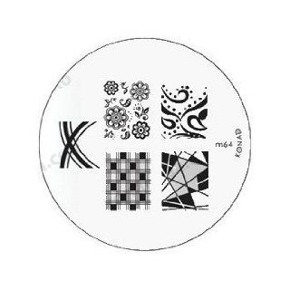 Konad Stamping Nail Art 9 French Manicure Image Plates M19.m44.m45.m56.m60.m61.m62.m63.m64.: Patio, Lawn & Garden