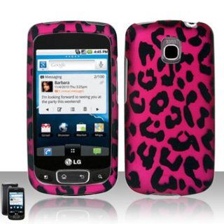 LG Optimus T P509 / LG Phoenix P505 / LG Thrive P506 Case (T Mobile / AT&T) Rich Leopard Design Hard Cover Protector with Free Car Charger + Gift Box By Tech Accessories: Cell Phones & Accessories