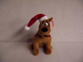 Ty Beanie Baby Scooby Doo with Christmas Hat: Toys & Games