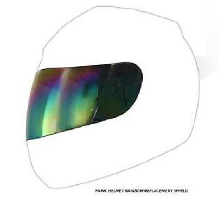 Motorcycle Helmet Replacement Polarize Color Chrome Visor # 509: Sports & Outdoors