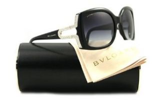 Bvlgari Bv 8057B 501/8G Black W/ Crystals Sunglasses BVLGARI Clothing