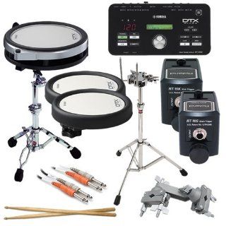 Yamaha DTX502 Module Hybrid BUNDLE w/ Drum Pads, Triggers & Hardware: Musical Instruments
