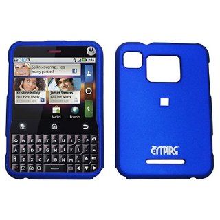 Blue Belt Clip Holster Hard Case Cover for Motorola Charm MB502 Cell Phones & Accessories