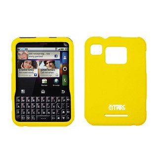 Yellow Hard Case Cover for Motorola Charm MB502: Cell Phones & Accessories