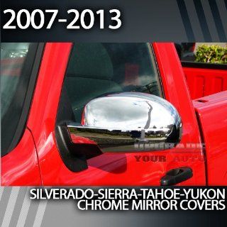 2007 2013 Chevy Silverado Full chrome Mirror Covers: Automotive