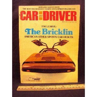 1974 74 July Car and Driver Magazine (Features: Road Test on Dodge Colt GT & Peugeot 504 Diesel, + Volkswagen Scirocco): Car and Driver: Books